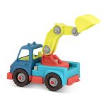 b.toys: Happy Cruisers – Take-Apart Crane – CIEŻARÓWKA BUDOWLANA 2w1 – do DEMONTAŻU i SKRĘCANIA z WIERTARKĄ - obrazek 3