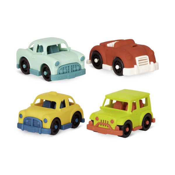 b.toys: zestaw 4 małych autek – seria Happy Cruisers