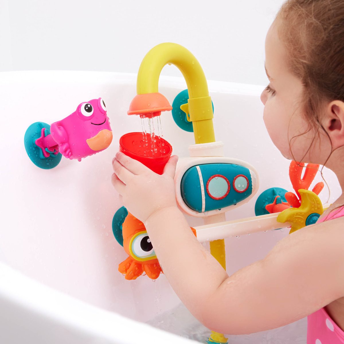 B.TOYS: Wonder-full Waterworks – zabawka kąpielowa z POMPĄ wodną - obrazek 2