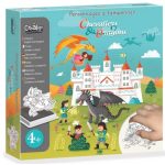 CREA LIGN: RYCERZE I SMOKI stempelki piankowe 10 sztuk 4+