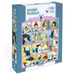 Djeco: Puzzle opowieść - CZERWONY KAPTUREK 35 el.