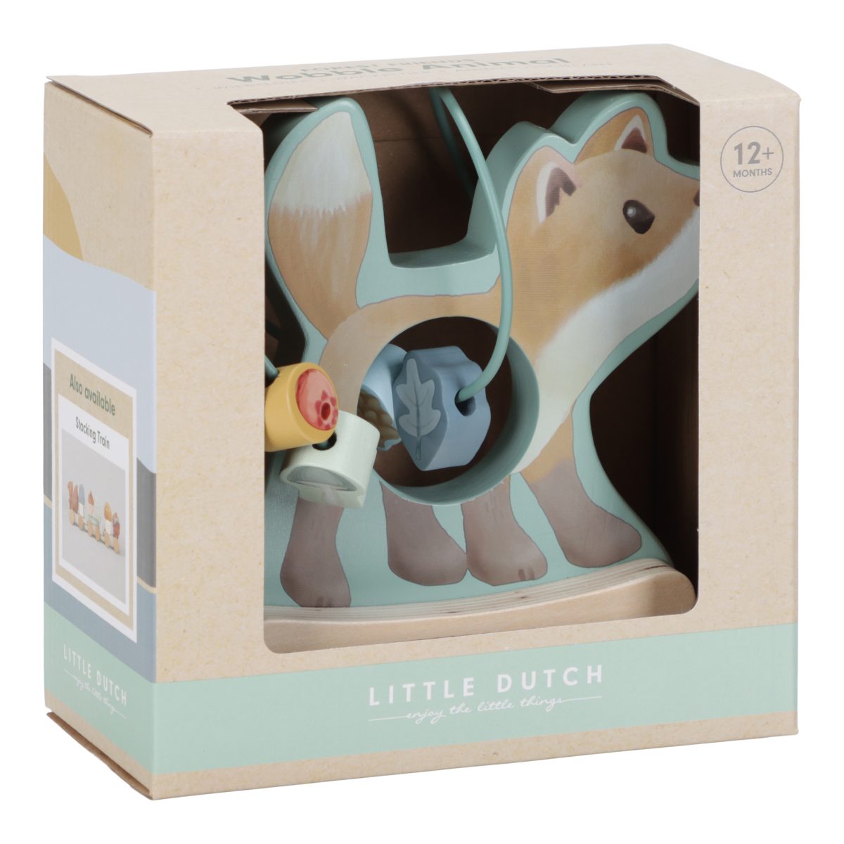 LD7234 - Product - Rocking Fox - Forest Friends (4) Little Dutch: drewniana spiralka aktywizująca Lisek Forest Friends - obrazek 3