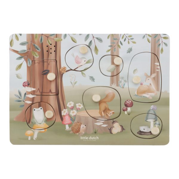 Little Dutch: puzzle dźwiękowe Forest Friends