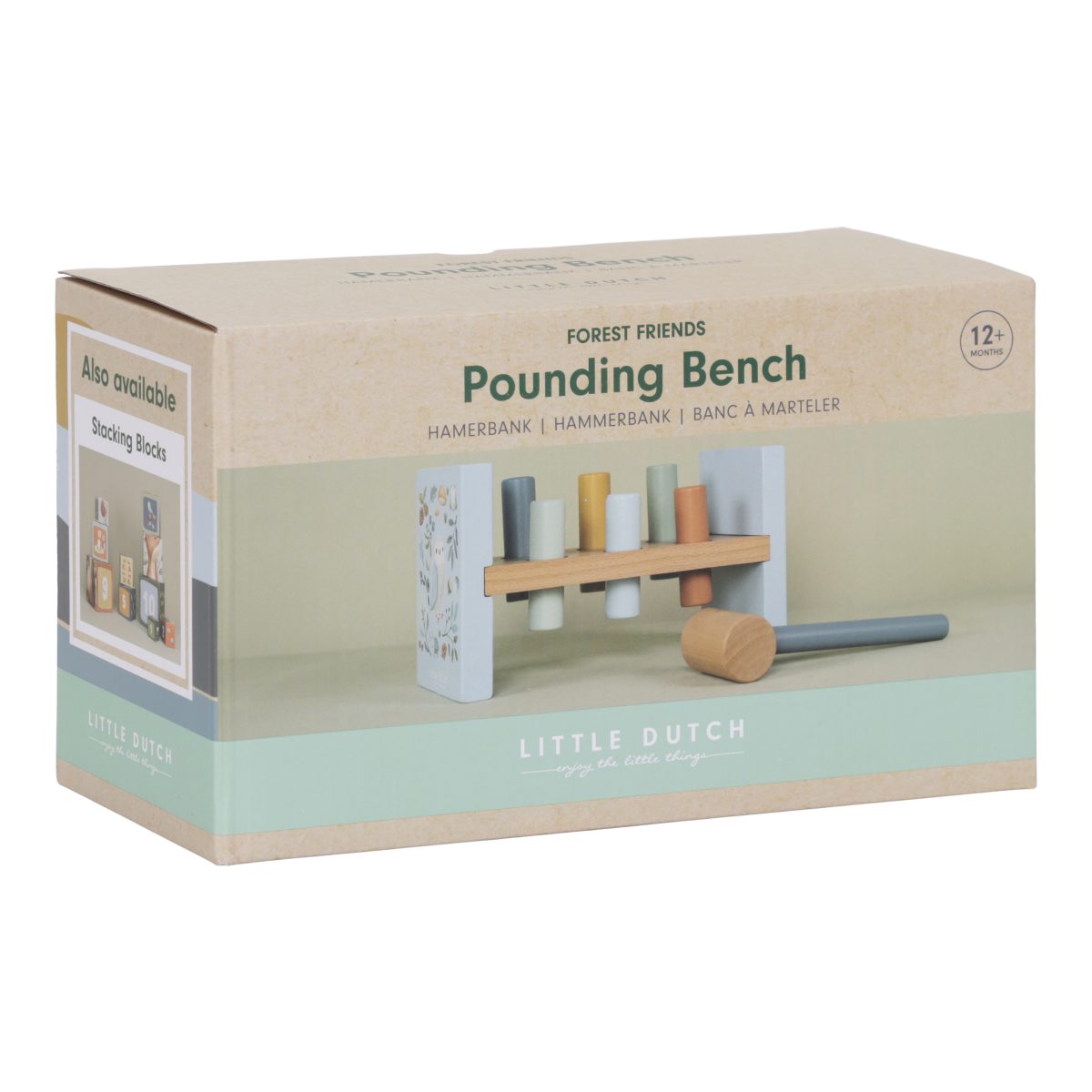 LD7246 - Product - Pounding Bench - Forest Friends (4) Little Dutch: drewniana przebijanka Forest Friends - obrazek 4