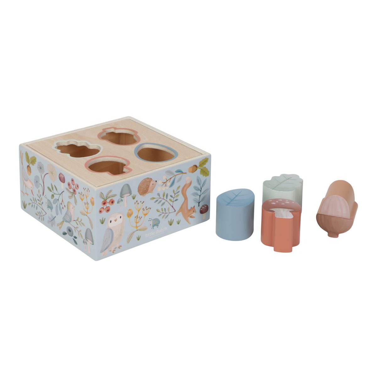 Little Dutch: drewniany sorter kształtów Forest Friends - obrazek 1
