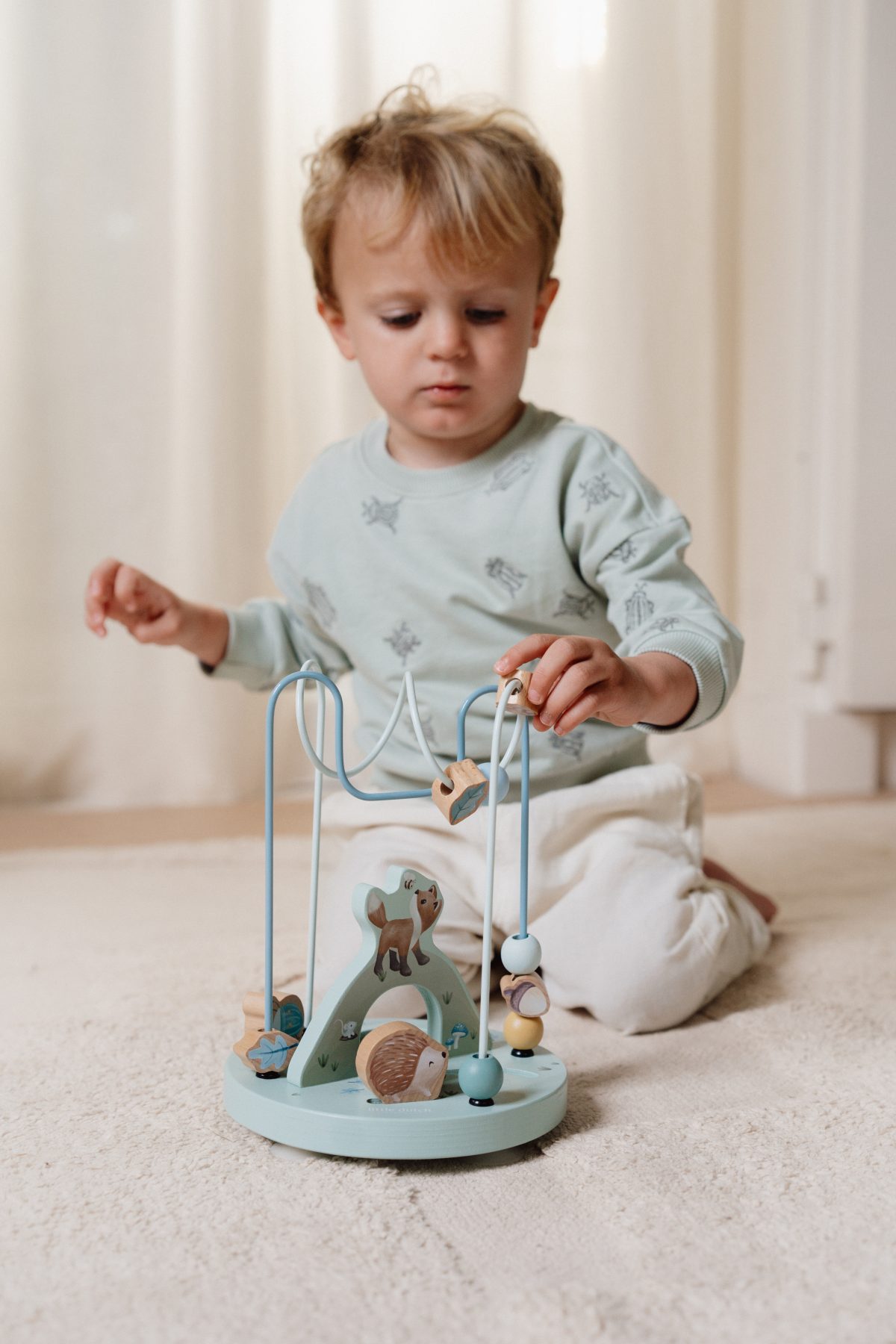 Little Dutch: drewniana spiralka aktywizująca Lisek Forest Friends - obrazek 2