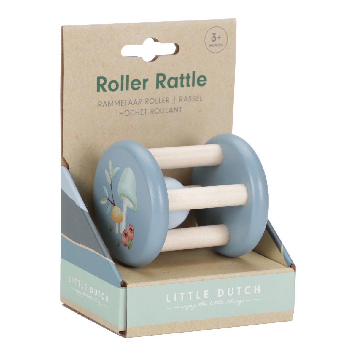 LD7251 - Product - Roller rattle - Forest Friends (4) Little Dutch: drewniana grzechotka Forest Friends - obrazek 4