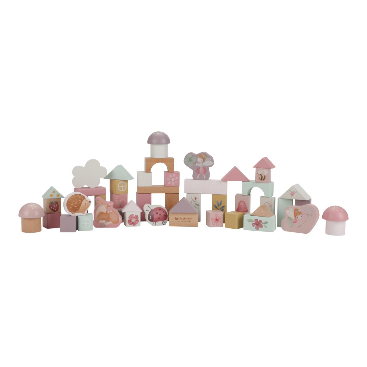 LD7345 - Product - Wooden Building Blocks - Fairy Garden (1) Little Dutch: zestaw drewnianych klocków Fairy Garden - obrazek 3