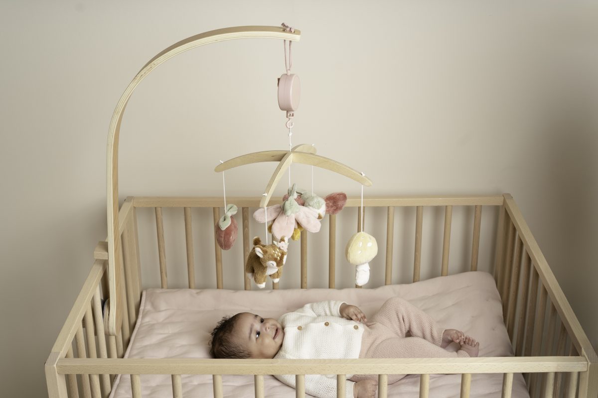 LD9000 - Wooden Music Mobile - Fairy Garden (1) Little Dutch: drewniana karuzela do łóżeczka Fairy Garden - obrazek 2