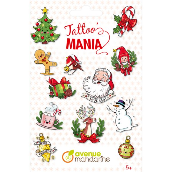 Avenue Mandarine: Tatuaże zmywalne Boże Narodzenie
