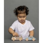 Jabadabado: Drewniany samochód do pchania miętowy - obrazek 2