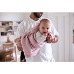 Poofi: Kocyk merino Kyoto, kolor delikatny róż