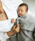 Poofi: Kocyk merino Malmo, kolor JASNOSZARY