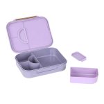 Lassig Lunchbox Bento z przegródkami Little Gang Heart lilac - obrazek 4