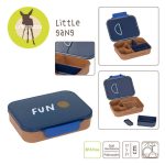Lassig Lunchbox Bento z przegródkami Little Gang Smile navy - obrazek 4