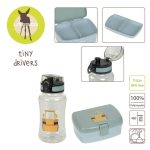 Lassig Zestaw Lunchbox + butelka - bidon 460ml Tiny Drivers Spychacz - obrazek 8