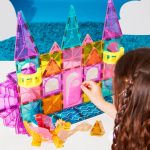 MAGNA-TILES: klocki magnetyczne Zamek DLX 48 el. - obrazek 2
