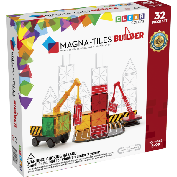 MAGNA-TILES: klocki magnetyczne Builder 32 el.