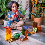 MAGNA-TILES: klocki magnetyczne Dino World 40 el. - obrazek 2