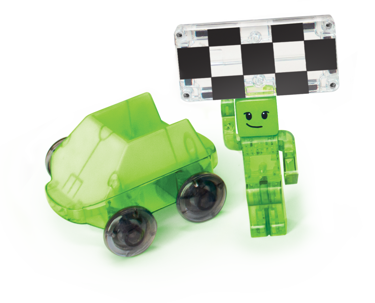 MAGNA-TILES: klocki magnetyczne Downhill Duo 40 el. - obrazek 6