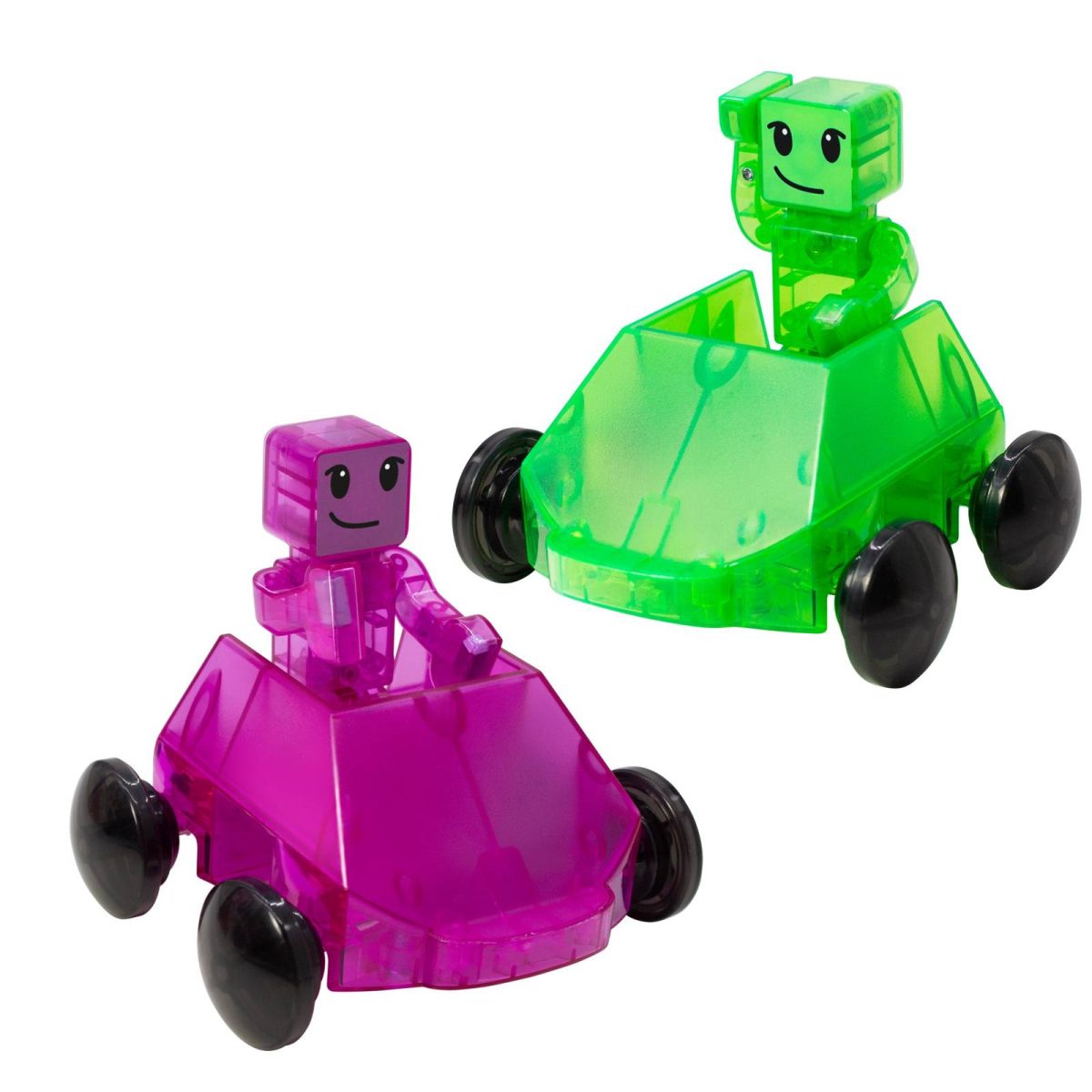 MAGNA-TILES: klocki magnetyczne Downhill Duo 40 el. - obrazek 5