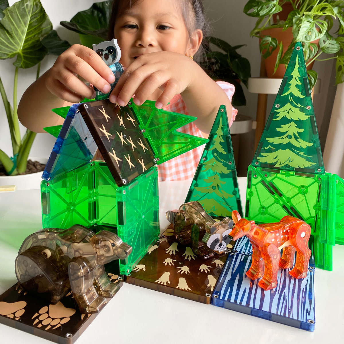 pol_pl_MAGNA-TILES-R-Klocki-Magnetyczne-Forest-Animals-25-el-443_4 MAGNA-TILES: klocki magnetyczne Forest Animals 25 el. - obrazek 2