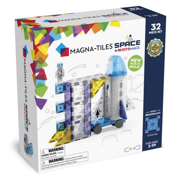 MAGNA-TILES: klocki magnetyczne Kosmos 32 el.