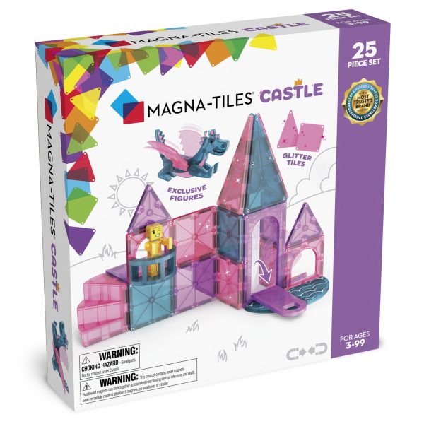MAGNA-TILES: klocki magnetyczne Zamek 25 el.