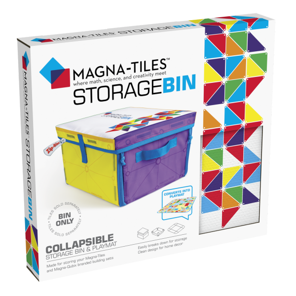 MAGNA-TILES: skrzynia na klocki / mata interaktywna 2 w 1