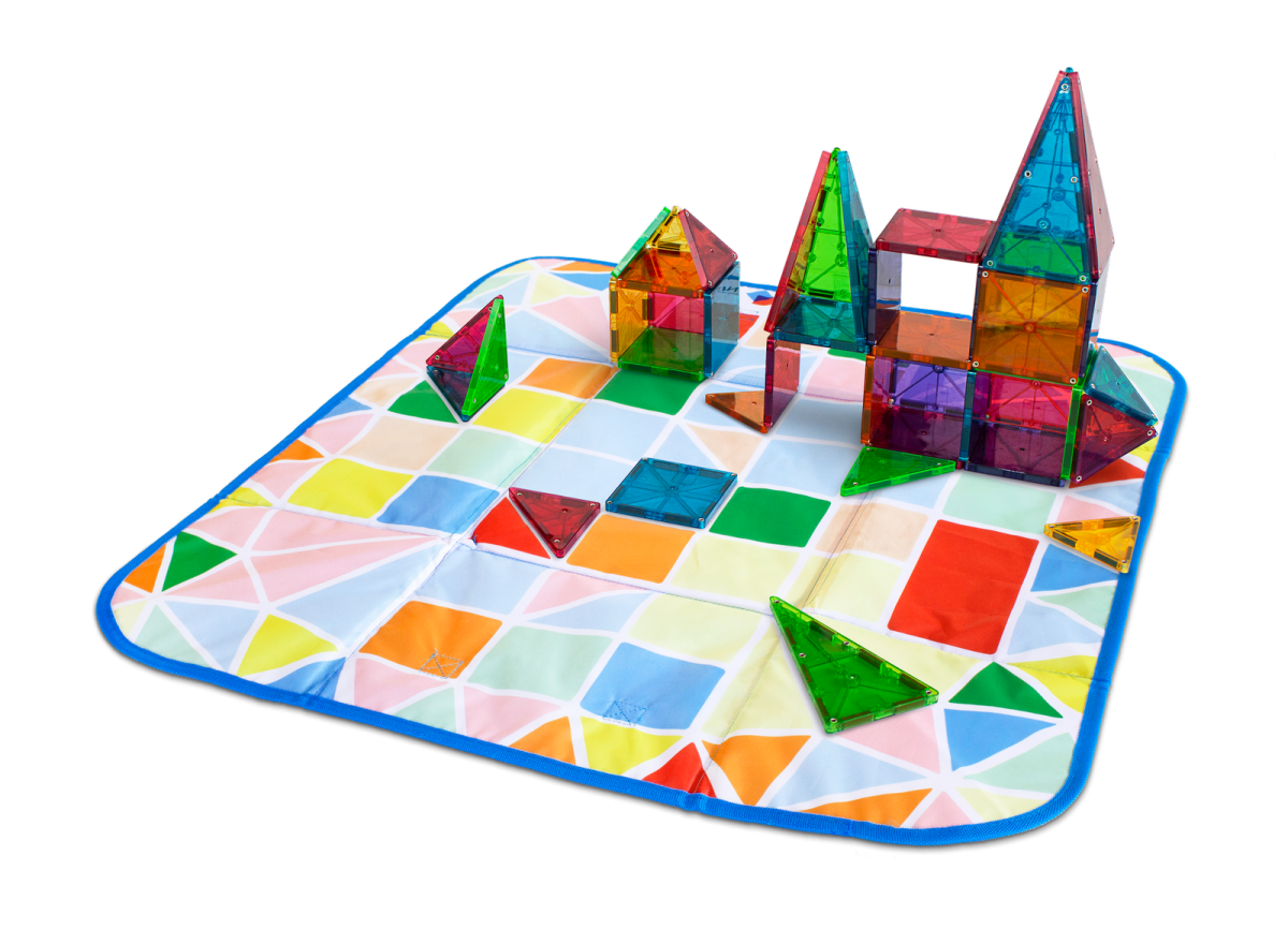 MAGNA-TILES: skrzynia na klocki / mata interaktywna 2 w 1 - obrazek 2
