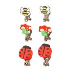 Souza! Klipsy do uszu dla dziewczynek biedronki Hasse 3 pary - obrazek 2