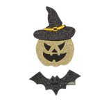 Souza! Spinki do włosów Halloween dynia i nietoperz 2 szt. - obrazek 2