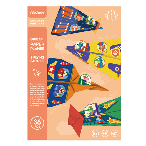 mideer: papierowe samoloty origami