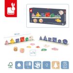 Janod Układanka edukacyjna Sortowanie kształtów, kolorów i rozmiarów Ptaki 2+ - obrazek 2