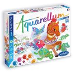 SentoSphere: ZESTAW Aquarellum Live Konie - 4 obrazy i farby