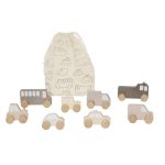 Jabadabado: Zestaw drewnianych pojazdów, naturalnych