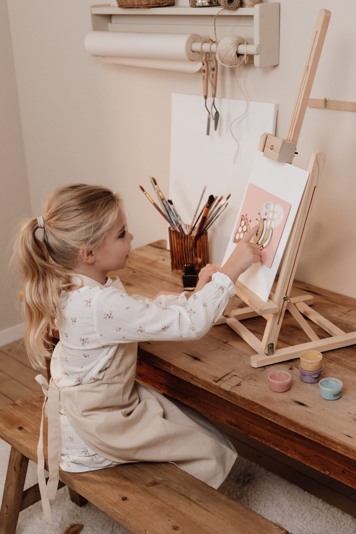 Little Dutch: zestaw do malowania palcami Fairy Garden - obrazek 2