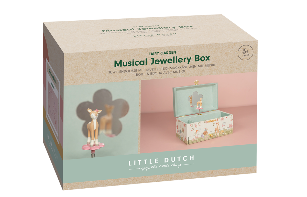 Little Dutch: szkatułka na biżuterię z pozytywką Sarenka - obrazek 4