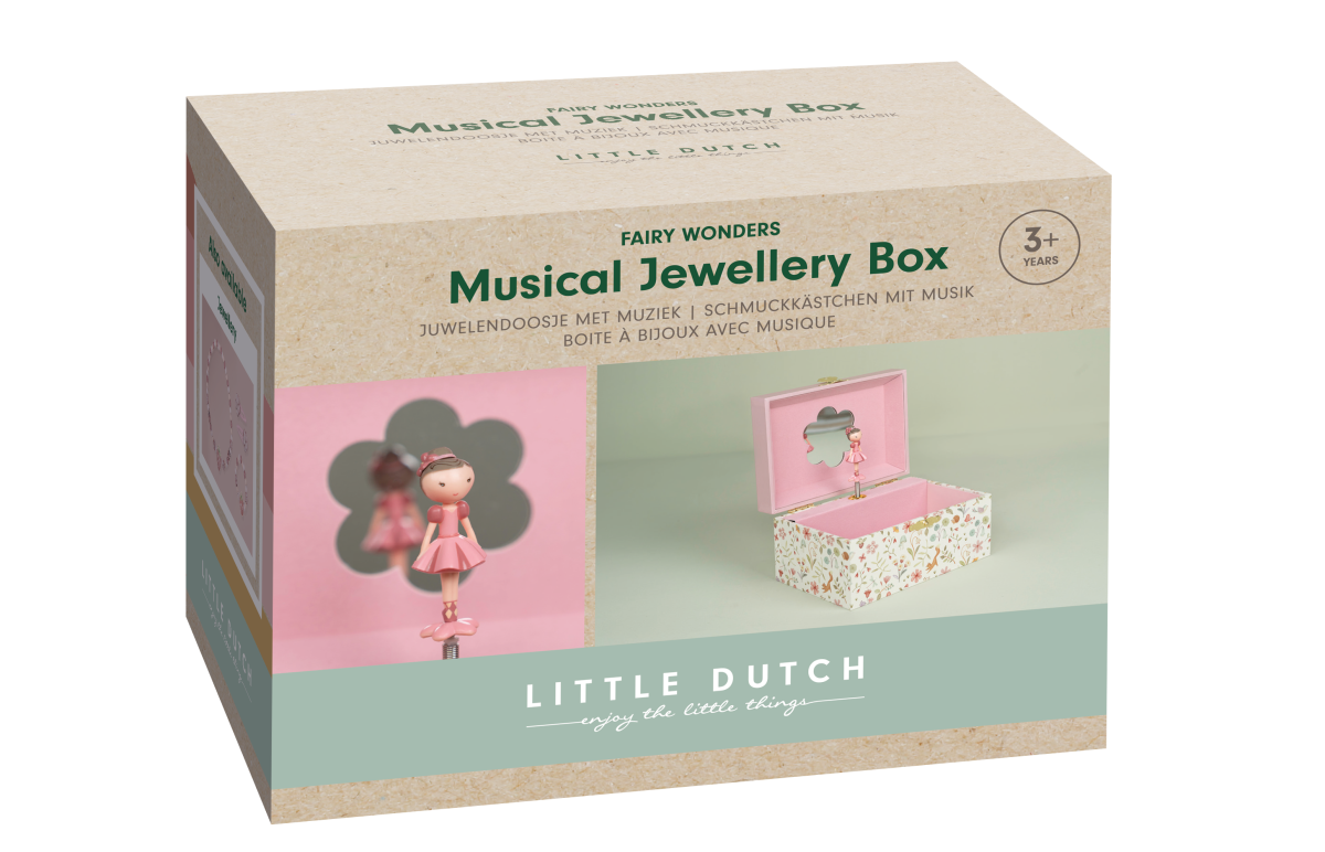 126237 - Product - Jewellery box with music - Rosa new (5) Little Dutch: szkatułka na biżuterię z pozytywką Rosa - obrazek 3