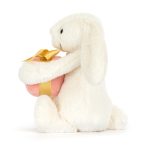 Jellycat: Wesoły Króliczek z Prezentem 18 cm - obrazek 2