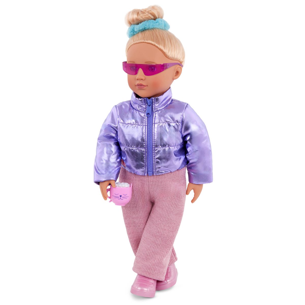 BD30548_DP_B Our Generation: Zestaw ubranek DELUXE dla lalek – Puffy & Comfy - obrazek 2