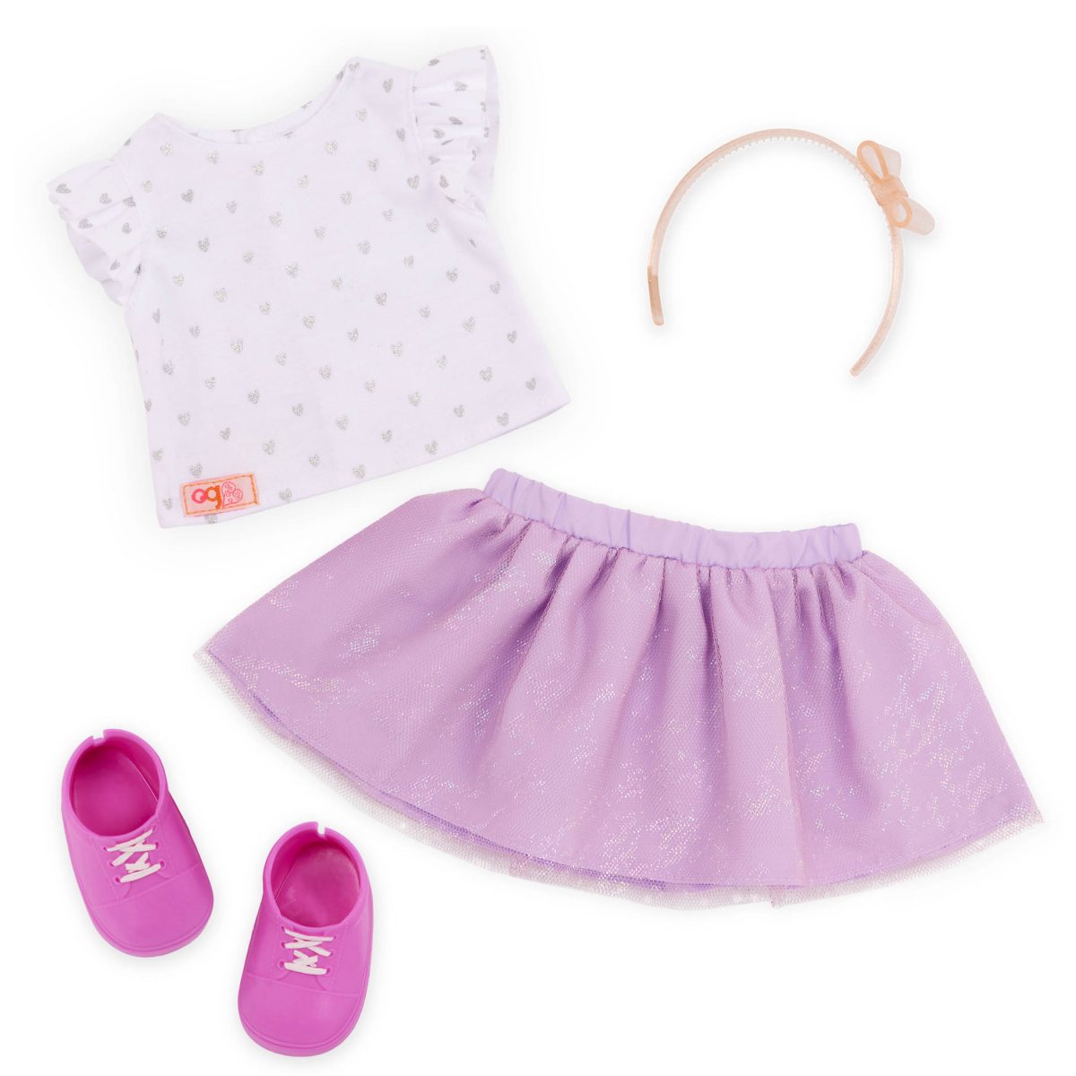 Our Generation: Lalka TABBY 46cm – z uroczym KRÓLICZKIEM i akcesoriami - obrazek 6