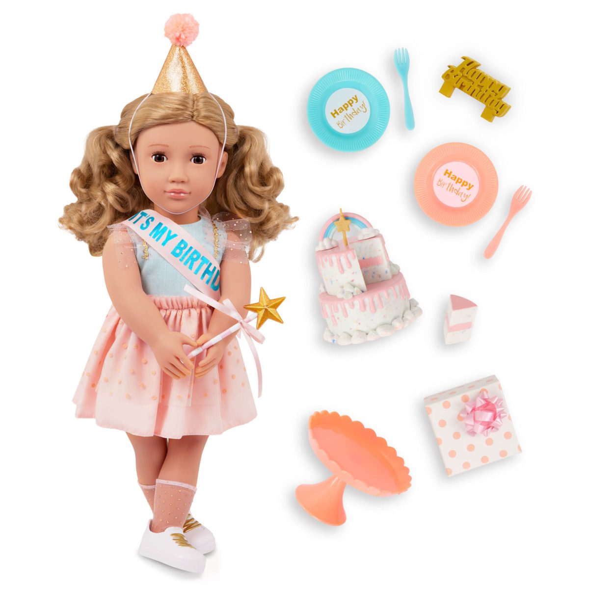 Our Generation: Lalka ROMY 46cm – It’s my BIRTHDAY - obrazek 1