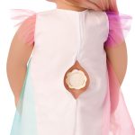 Our Generation: Lalka TESSIE 46cm – z regulowanymi włosami i kolorowymi pasemkami - obrazek 7
