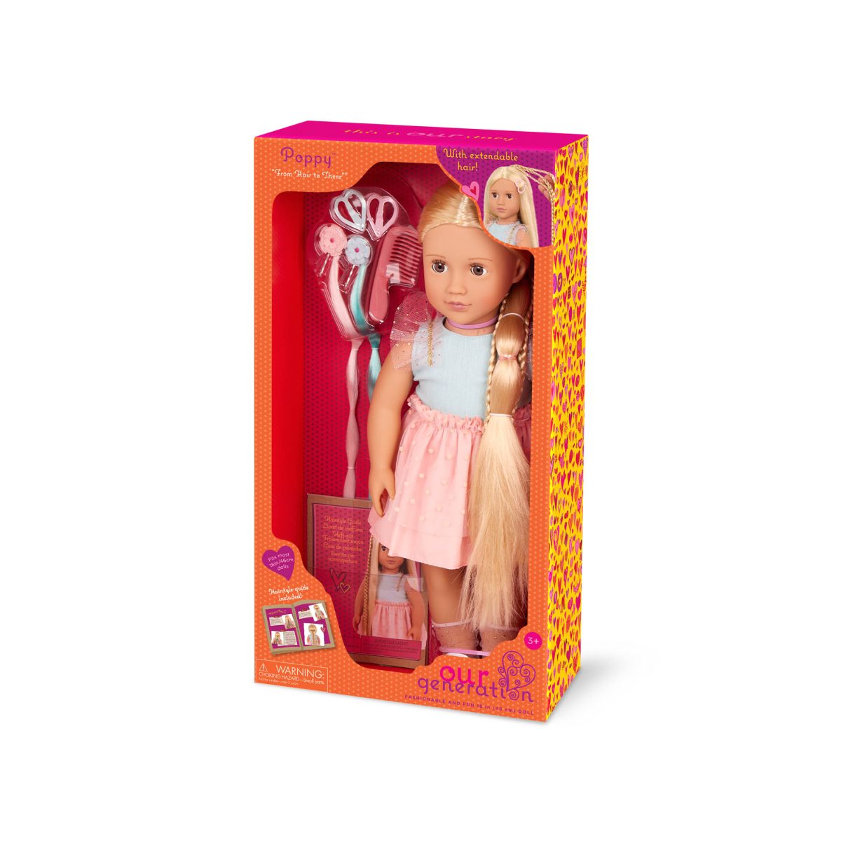 BD31586_PKG Our Generation: Lalka POPPY 46cm – z regulowanymi włosami do stylizacji - obrazek 5