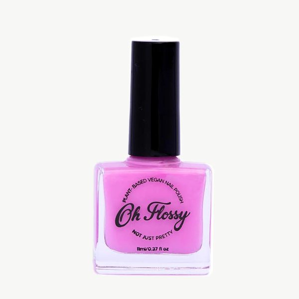 Oh Flossy: Lakier do paznokci 12 ml, roślinna formuła, CREAM PINK