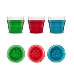 ChildGen: Naturalna ciastolina zestaw TRIO: Zielony, Niebieski, Czerwony