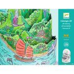 Djeco: Kolorowanki 3D NA SZCZYCIE...MOJEJ WYSPY 8+