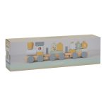 Little Dutch: drewniany pociąg z klockami Forest Friends - obrazek 3