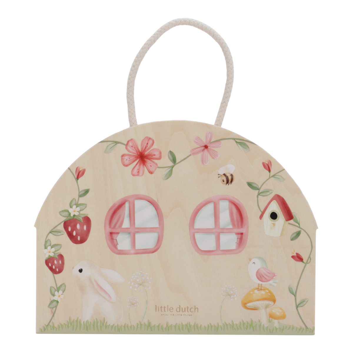 Little Dutch: drewniany leśny domek z figurkami Fairy Garden - obrazek 4